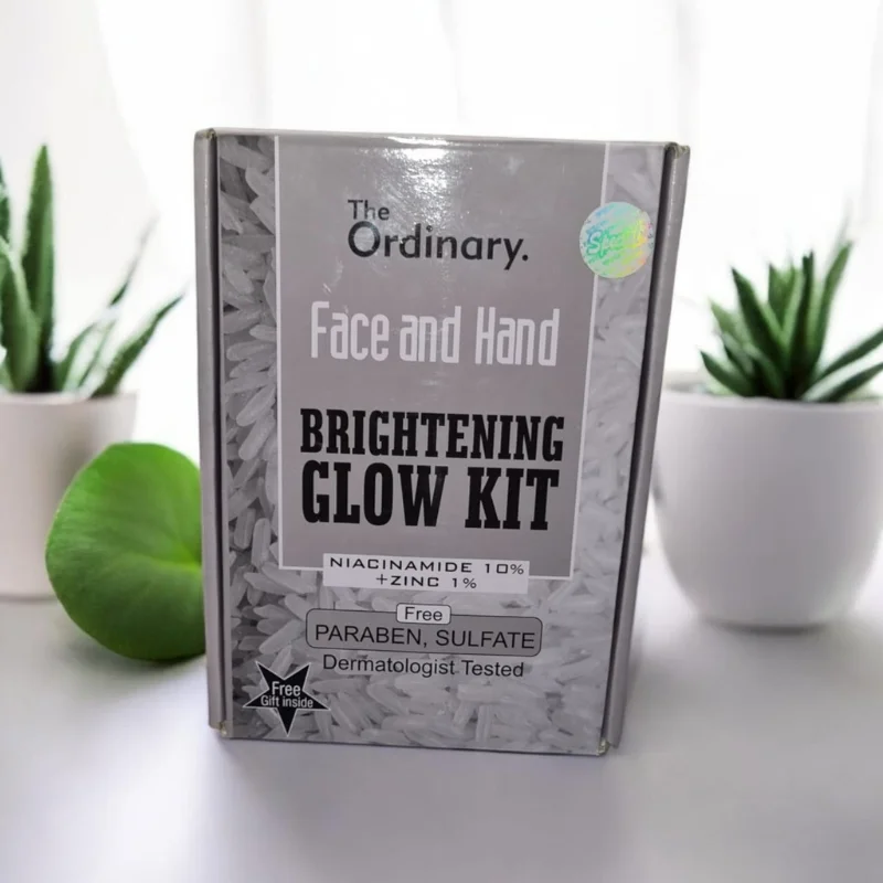 The Ordinary Face & Hand Brightening Glow Kit Complete Whitening & Hydrating Skincare Set