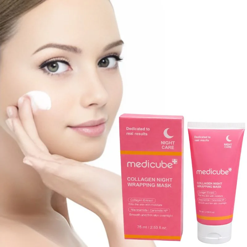 Medicube Collagen Night Wrapping Mask | Overnight Elasticity &amp; Hydration Peel-Off Mask