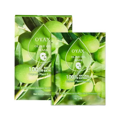 Pack of 2  OYAX Olive Oil Facial Mask  Deep Moisturizing & Nourishing Sheet Mask