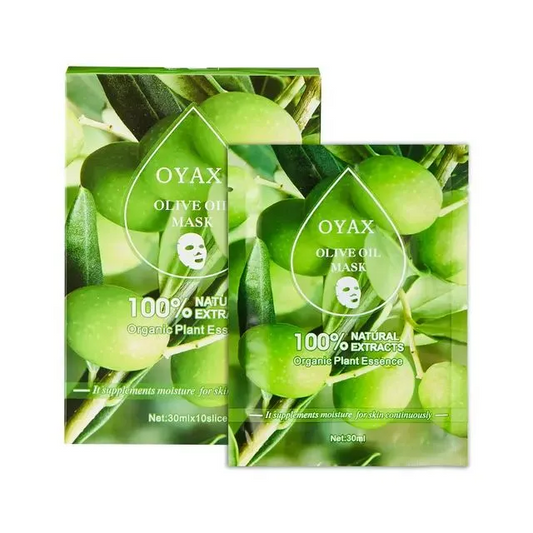 Pack of 2  OYAX Olive Oil Facial Mask  Deep Moisturizing & Nourishing Sheet Mask