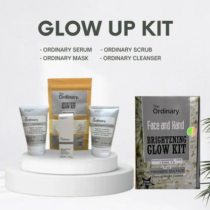 The Ordinary Face & Hand Brightening Glow Kit  Complete Whitening & Hydrating Skincare Set