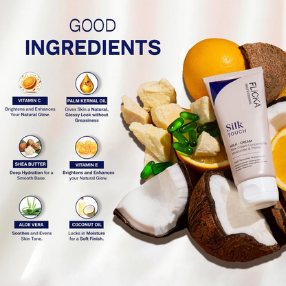 Flicka Silk Touch Concentrate  3-in-1  Primer, Moisturizer & Sunscreen