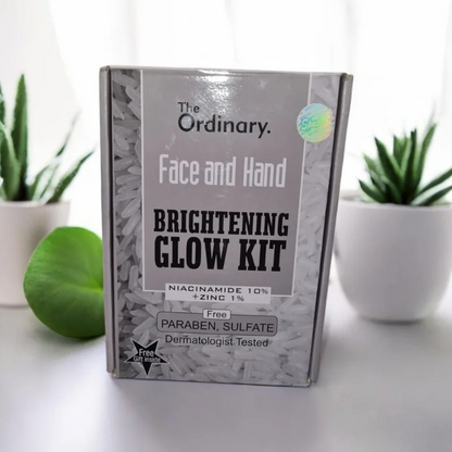 The Ordinary Face & Hand Brightening Glow Kit  Complete Whitening & Hydrating Skincare Set