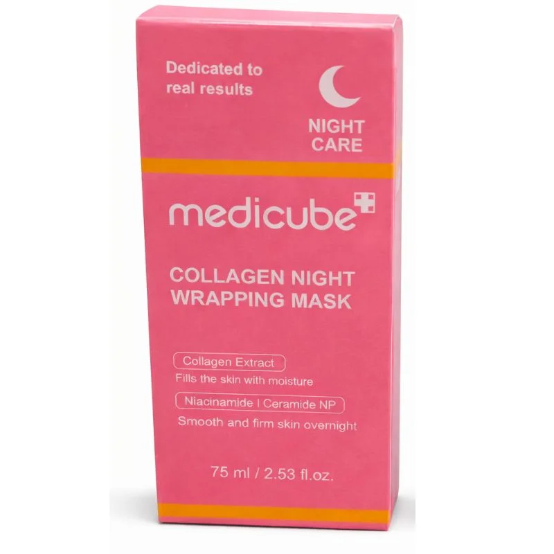 Medicube Collagen Night Wrapping Mask | Overnight Elasticity &amp; Hydration Peel-Off Mask