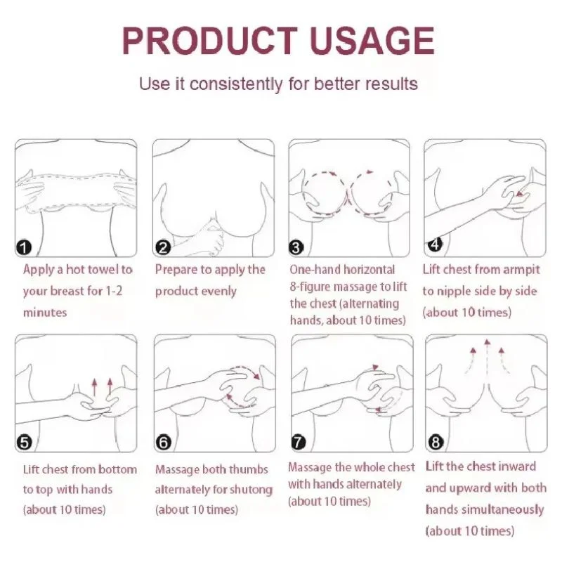 Daqan Breast Lifting Fast Cream  Firming, Tightening & Skin-Nourishing Herbal Formula