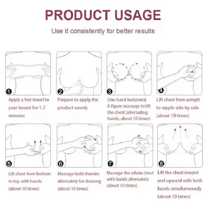 Daqan Breast Lifting Fast Cream  Firming, Tightening & Skin-Nourishing Herbal Formula