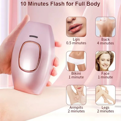 IPL Laser Hair Removal Device for Home Use – Permanent Hair Reduction Epilator | Painless Body &amp; Bikini Hair Remover
